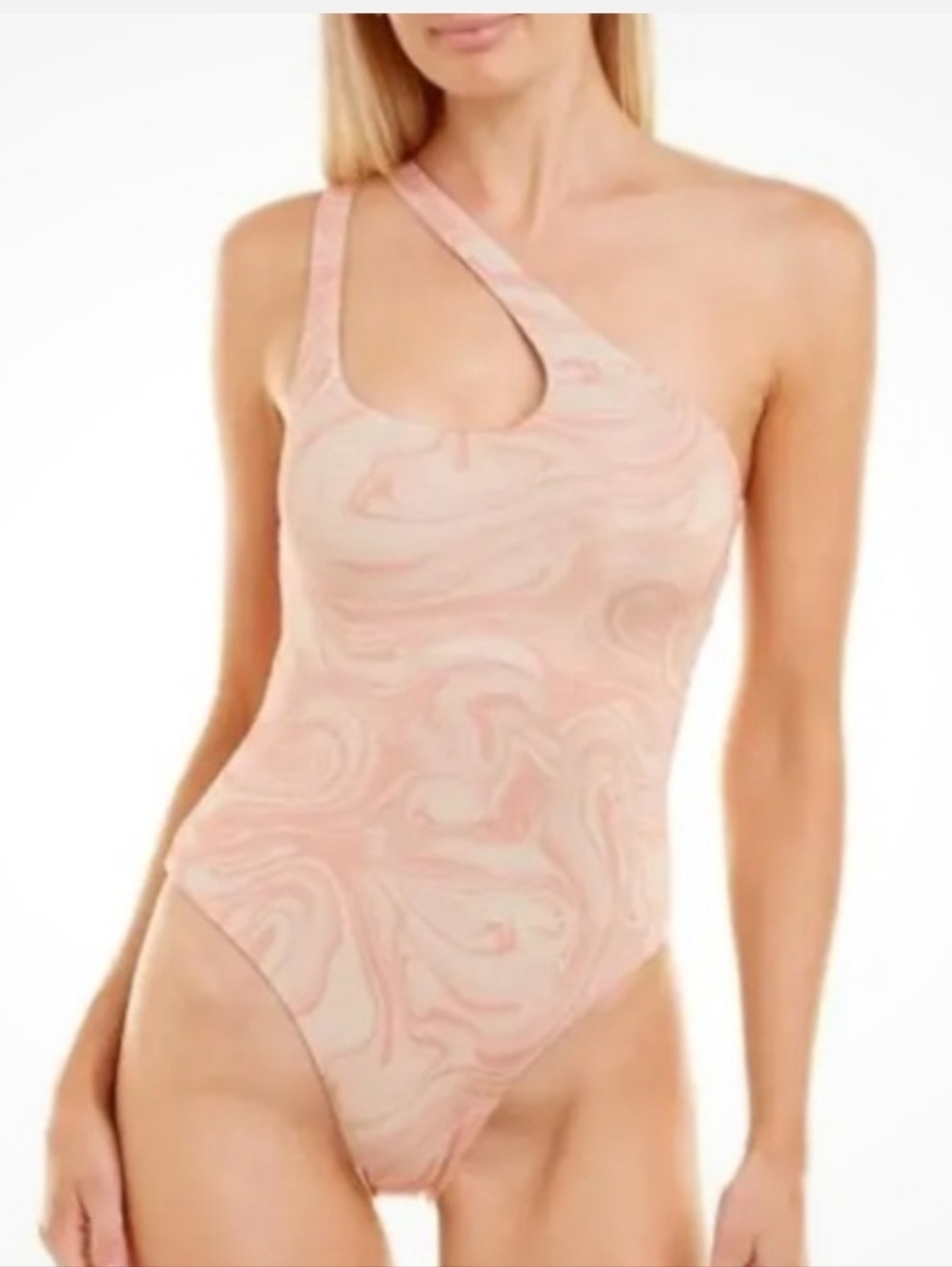 L*Space Shine On Shimmer PhoebeAll Swirled Up One Piece Swimsuit NWT Sz 4 - Picture 2 of 11